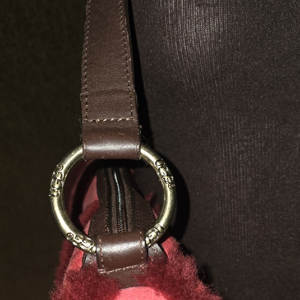 UGG Red/Burgundy and Brown Shoulder Bag - Picture 4 of 7